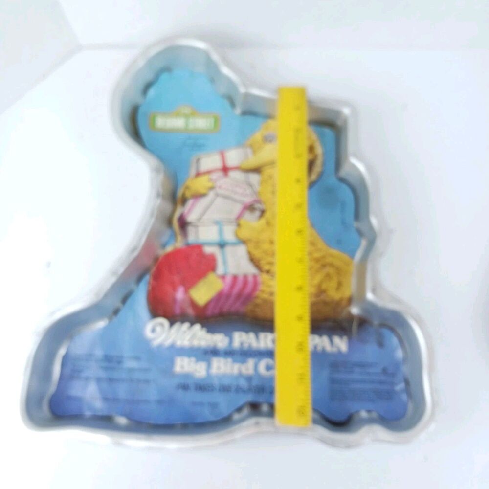 Vintage 1977 & 1978 Wilton Cake Pans Sesame Street Big Bird Muppet Set Of 2 - Picture 8 of 9